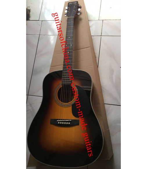 Custom Solid Spruce Sunburst Martin D 28 Guitar